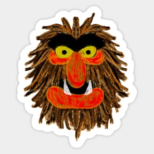 Sweetums Muppet Show inspired illustration Sticker